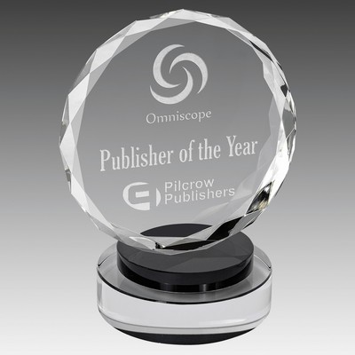 Facet Crystal on & Base