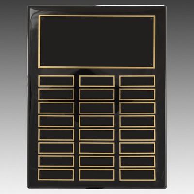 Piano Finish Perpetual Plaque