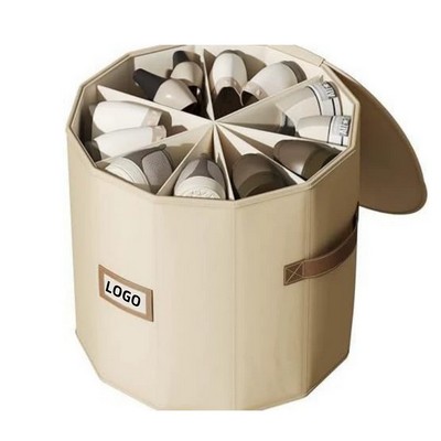 Cylindrical Shoe Dustproof Storage Box