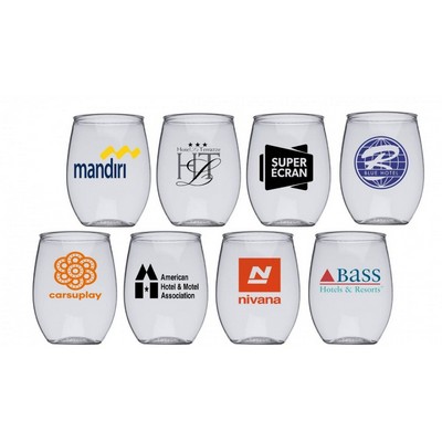 Usa Printed Reusable Strong 16 Oz Acrylic Wine Glass