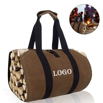 Firewood Log Carrier Tote Bag