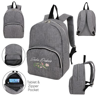 Mini Heather Gray Backpack