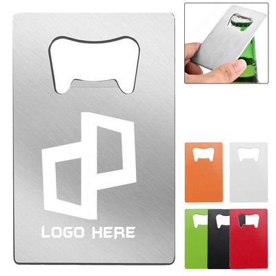 Credit Card Size Bottle Opener