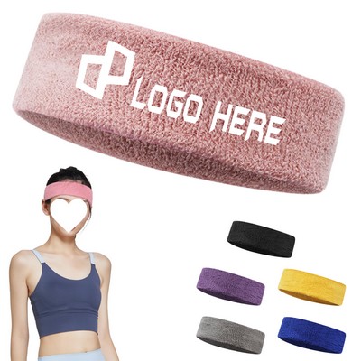 Sports Plush Sweatbands Headband