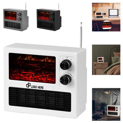 Desktop Radio Shaped Flameless Heater