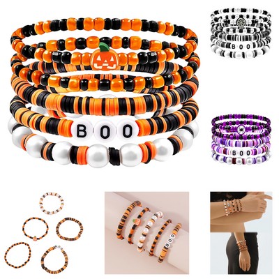 Acrylic Plastic Pendant Bead Bracelet