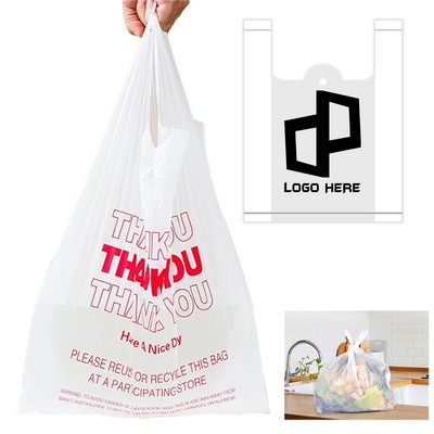 9.45 X 14.57" Plastic Vest Bag