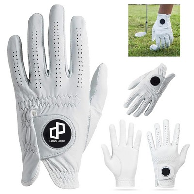 Men'S Single Lambskin Soft Golf Glove