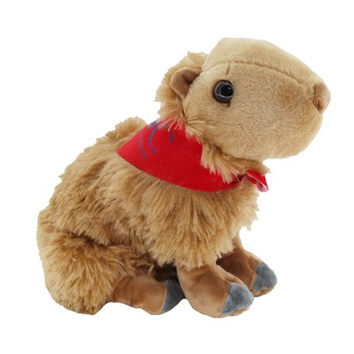 12" Cuddlekin Capybara with bandana OC