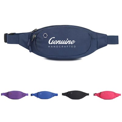 Zip Closure Crossbody Fanny Pack