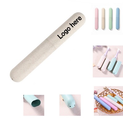 Portable Frosted Travel Toothbrush Case