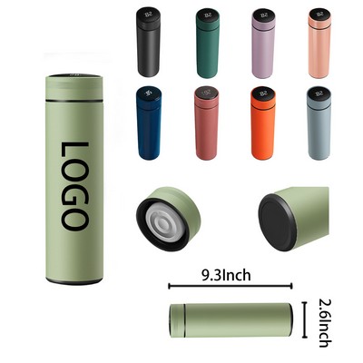 Replaceable Battery Smart Display Thermos Cup