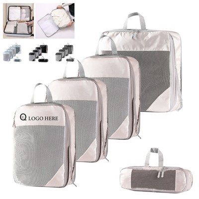 Five-Piece See-Through Storage Bag