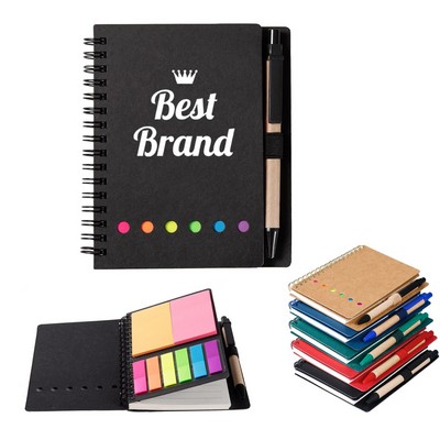 Coil Notebook Steno Pads Lined Notepad with Pen