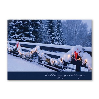 Brilliant Bunting Holiday Card