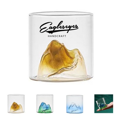 12 Oz 3D Whiskey Drinking Glass