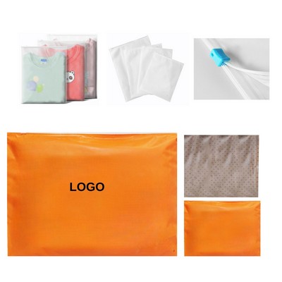 Semi-clear Frosted CPE Plastic Garment Packaging Bag