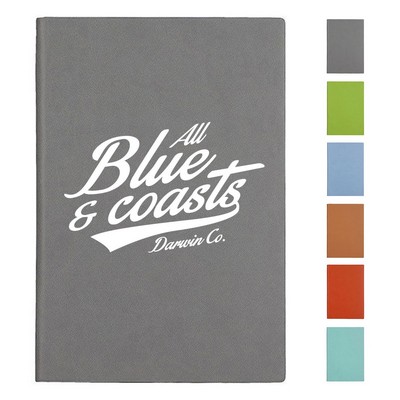 A6 PU Leather Hardcover Notebook with Lined Page