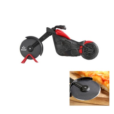 Wheel Rolling Blade Motorcycle Shaped Pizza Cutter