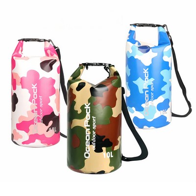 Camouflage Waterproof Dry Bag Backpack 2L / 3L / 5L / 10L / 15L / 20L