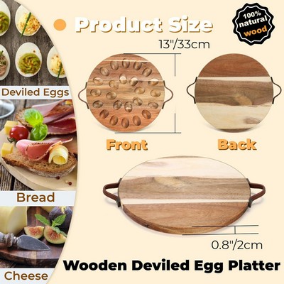 Wooden Egg Storage Tray
