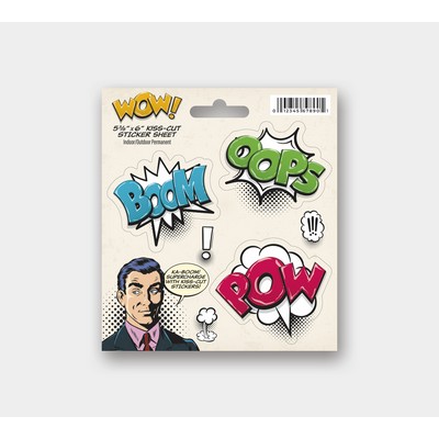 Permanent Writeable Matte Sticker - 25 to 34 Square Inches