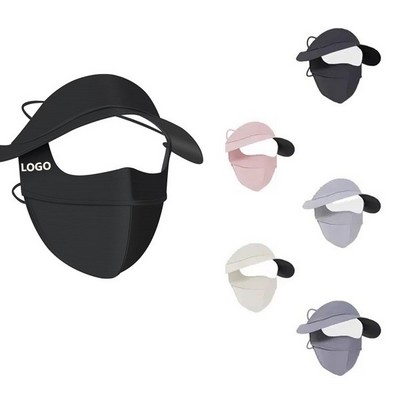 Summer Sunscreen Mask With Cap