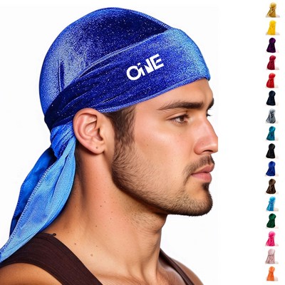 Velvet Durag Headwrap Pirate Wave Cap