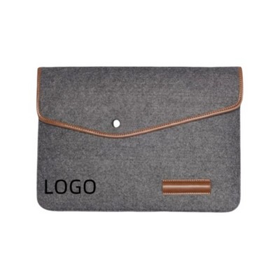 Portable Carrying Protective Felt Laptop Sleeve Cover