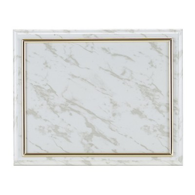 Walnut Plaque w/Silver Raised Border (10 1/2" x 13") - Holds (8 1/2" x 11") Certificate