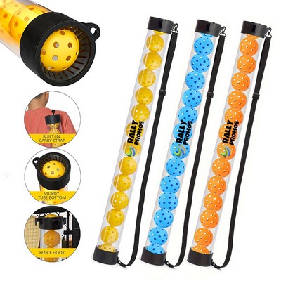 Pickleball Ball Picker Hopper Tube With 14 Balls