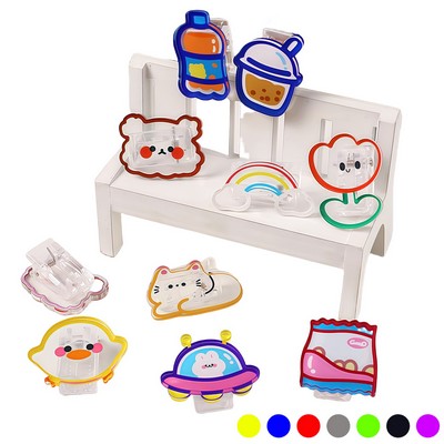 Transparent Duck Shaped Acrylic Album Memo Clip