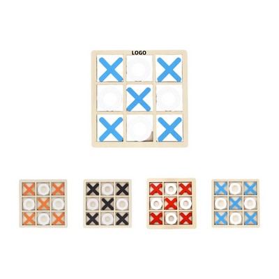 Wooden Tic Tac Toe Game
