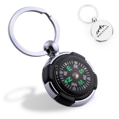 Pocket Compass Keychain