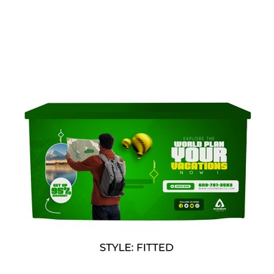 4' RPET Table Cover FITTED