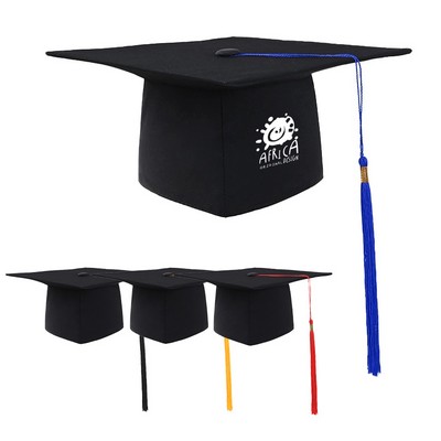 Unisex Graduation Cap Graduation Hat w/ Tassel