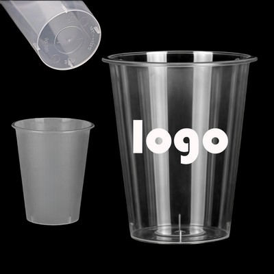 12 Oz. Clear Plastic Disposable Hot/Cold Cup