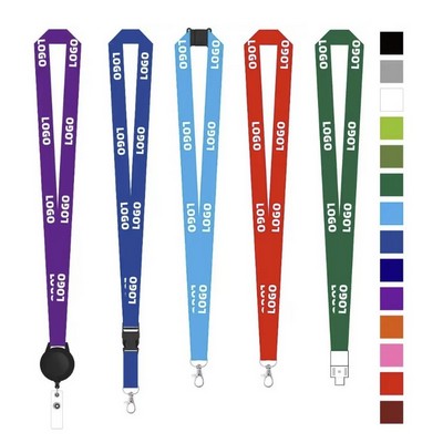Custom Printed Full color Polyester Sports Medal Lanyard