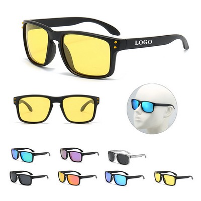 Classic UV-Protective Polycarbonate Sunglasses