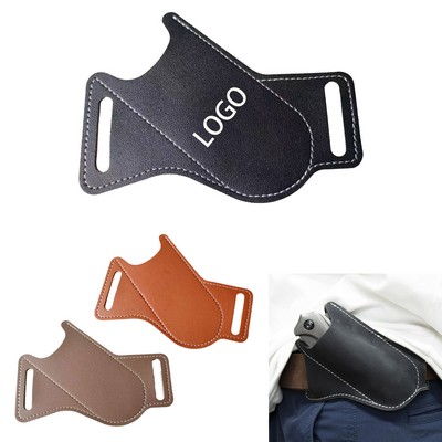PU Leather Folding Knife Cover Waist Hanging Tactical Tool Set