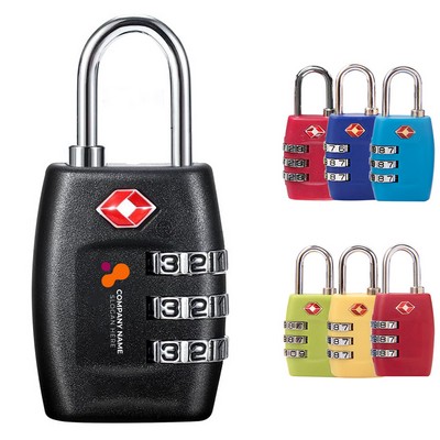 TSA Customs Luggage 3-Digit Password Lock
