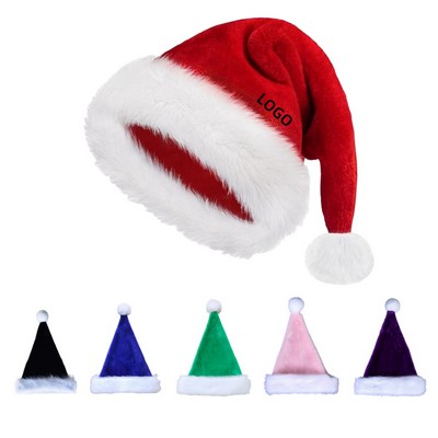 Thickened Plush Christmas Hat