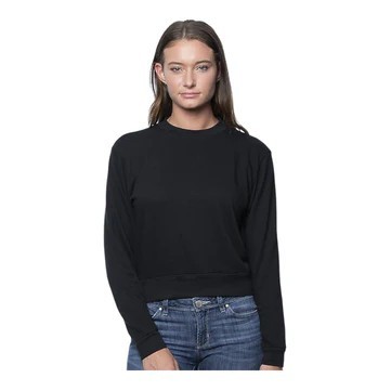 Royal Apparel Women's Organic RPET French Terry Crew Shirt