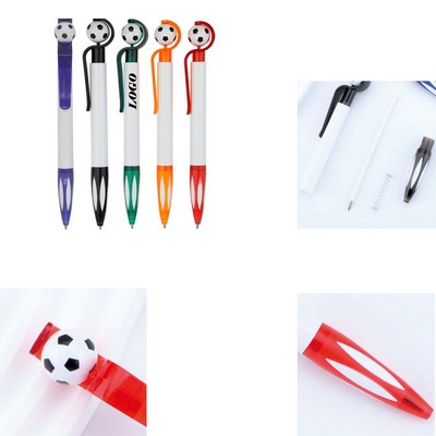 Innovative Football Click-Clip Pen