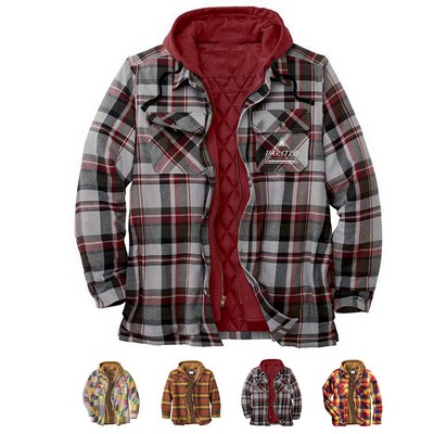 Quilted Plaid Cotton Jacket
