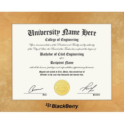 Ramona - Certificate Frame (Gold)