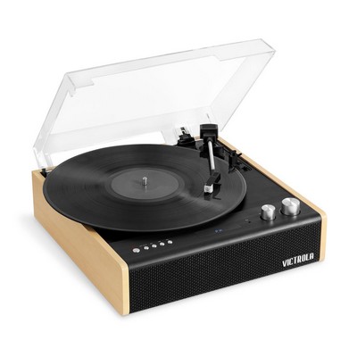 Victrola Eastwood 3-Speed Bluetooth Turntable w/Built-In Speakers And Dust Cover