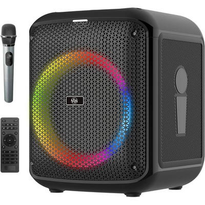 Gemini 6.5" Portable Bluetooth Boombox w/Led Party Lighting