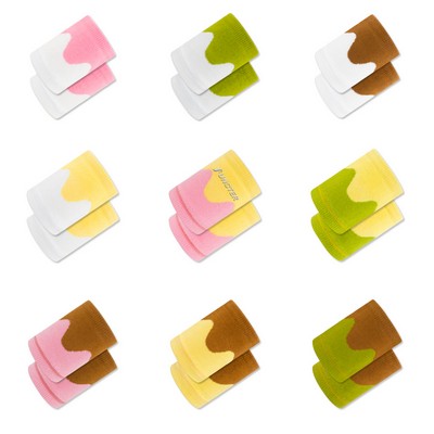 Jacquard Cotton Candy Wristband Sport Wrist Band