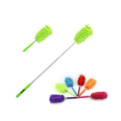 Retractable Desktop Dusting and Sweeping Fiber Duster